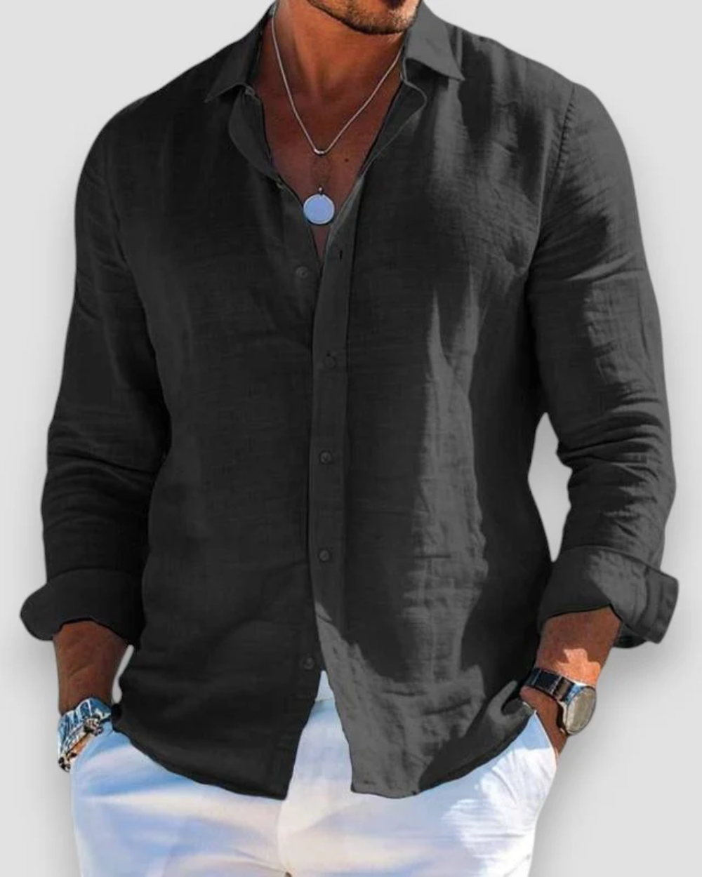 Caj – Casual Herreskjorte