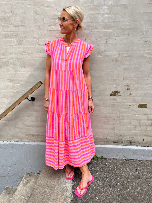 Sara – Stripete Kjole