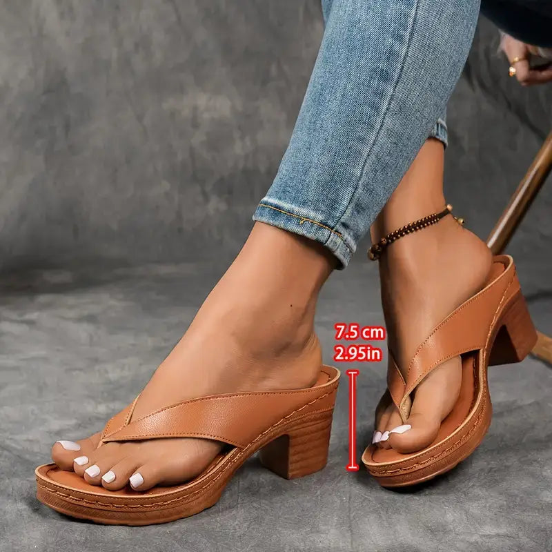Ascend - Orthopedische Slipper met Hak