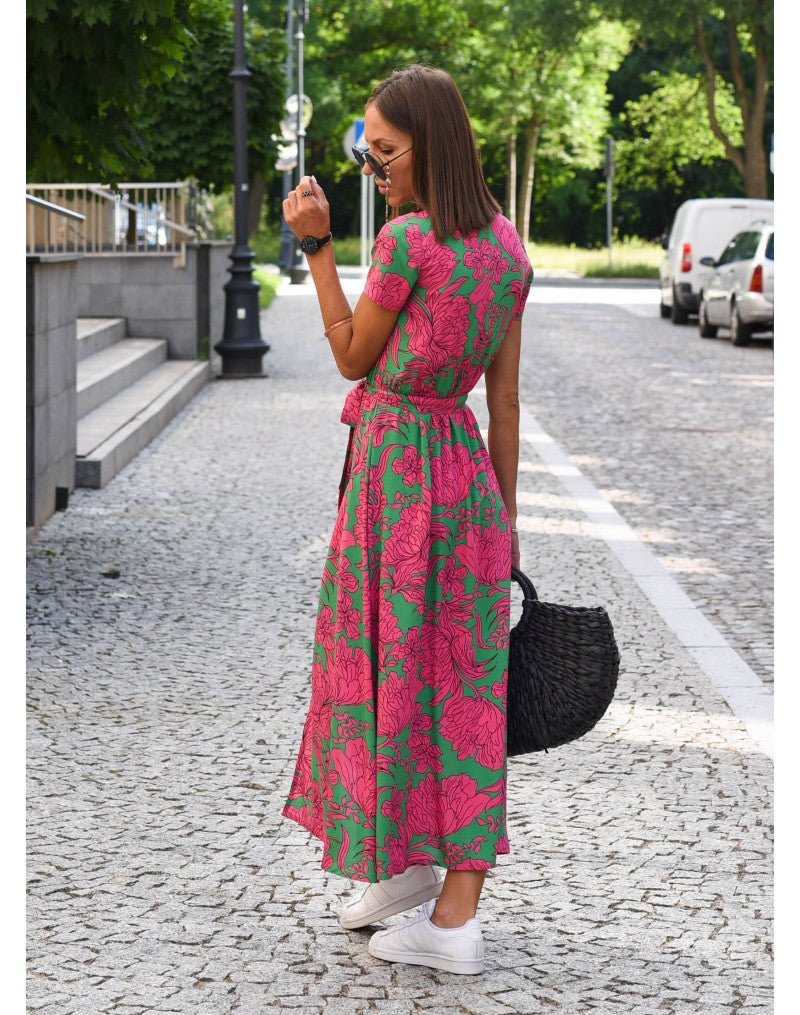 Anora -   Elegant Blomsterkjole