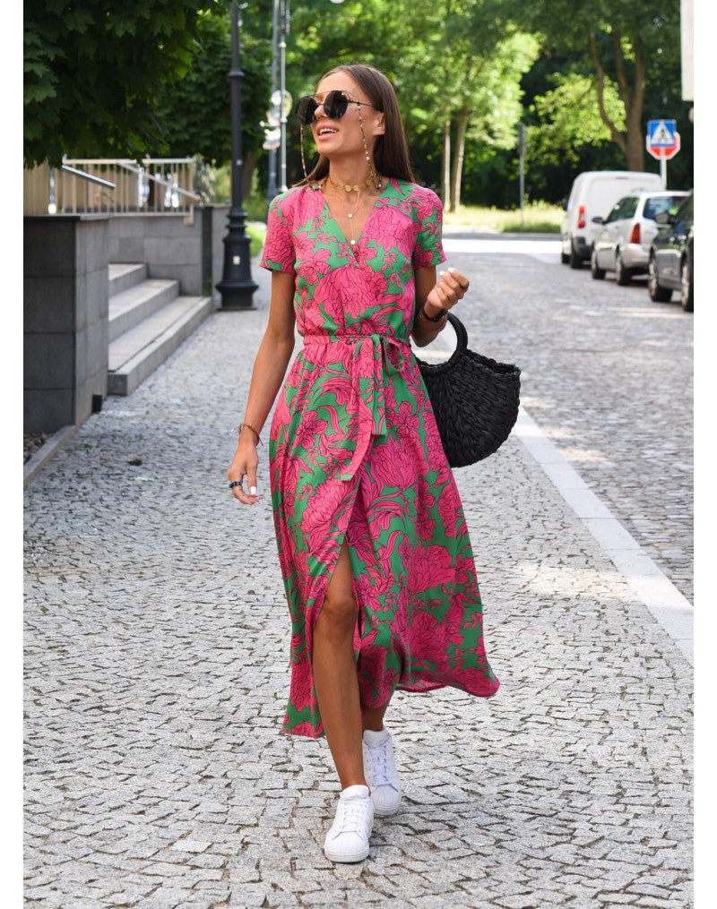 Anora -   Elegant Blomsterkjole